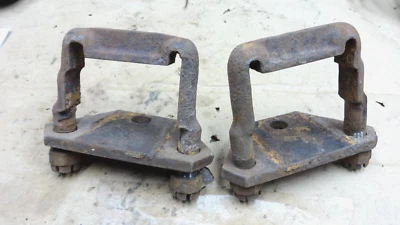 Camión Ford TT modelo T 1917 1927 abrazaderas de resorte trasero par original Foto 1 de 4