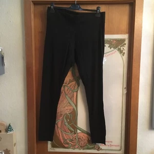 Zweimal Leggins H&M Basic L und Janina L Schwarz Hoher Bund + Thermo Leggins - Bild 1 von 9