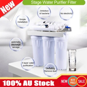 Complete Water Filter System Reverse Osmosis Filter fluoride 5 stages RO Filtera - Picture 1 of 12