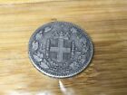 1883 ITALY 2 LIRE - HIGH VALUE - Excellent Vintage Silver Coin - Lot # 1000E