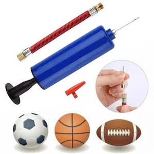 Sport Ball manuell Hand Luftpumpe aufblasen Basketball Fußball Volleyball Nadel ~ 8 - Bild 1 von 11