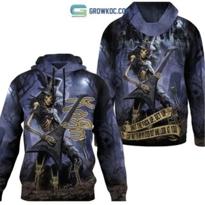 Korn Jack Skellington I Can’t Wait To Rep My Eyes Out And Look At You Hoodie - Picture 1 of 2