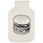 'Tasty Cheese Burger' Hot Water Bottle Cover (HW00032568)
