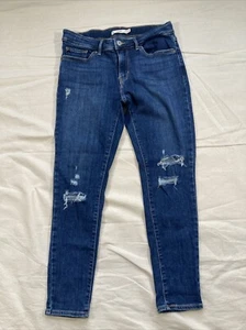 Jeans skinny Levi's 711 donna effetto invecchiato, 28x28 - Foto 1 di 4
