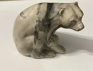 Vintage Canadian Pearlite Marblecraft Hand Carved Bear - Picture 1 of 4