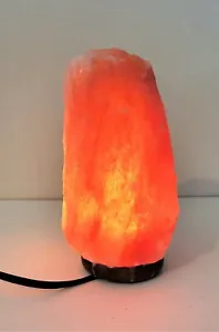 Himalayan Crystal Rock Salt Lamp 8.5" Tall 5.5" wide - Picture 1 of 4