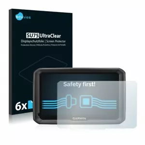 Garmin dezl 770 LMT-D, 6x Protector de Pantalla Transparente ULTRA Transparente - Imagen 1 de 6