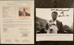 Muhammad Ali SIGNED “Love, Muhammad Ali, April 6 - 83” Movie Photograph JSA LOA - Picture 1 of 9