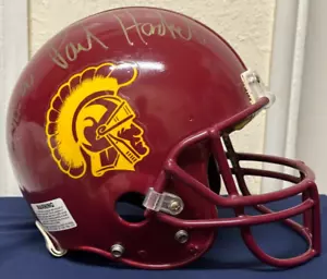 USC Trojans Paul Hackett Signed Autograph Riddell Full Size Helmet - Pre-Owned - Picture 1 of 12