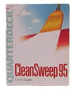QUARTERDECK CLEAN SWEEP 95 VINTAGE USER'S MANUAL GUIDE BOOK - Picture 1 of 8