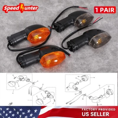 Lámpara indicadora de luz de señal de giro delantera trasera para YAMAHA FZ07 FZ8 FZ25 MT-03 MT-25 Foto 1 de 4