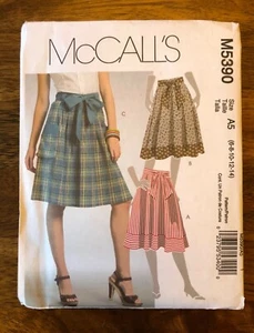 McCalls M5390 Misses Skirts & Belts with 3- Variations Sewing Pattern UNCUT FF - Picture 1 of 5