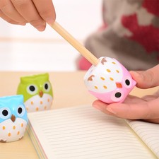 New Cute Lovely Owl Pattern Pencil Sharpener School Kid's Favorite Beautiful 