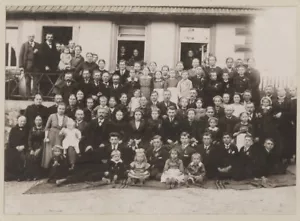 um 1900 Bayerisches Hochzeitsfest Familienfoto, Katharina Eirich, Glasofen - Bild 1 von 4
