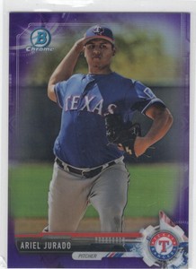 2017 Bowman Chrome Ariel Jurado Purple Refractor /250 #BDC-57