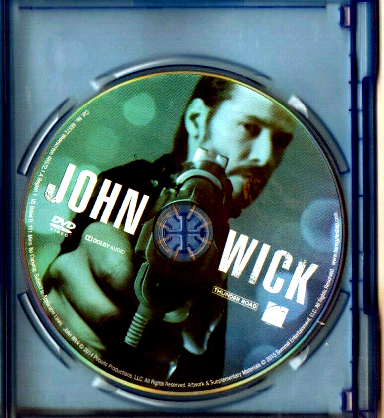 John Wick (/DVD, 2015,) disc only generic case no inserts - Image 1 of 1