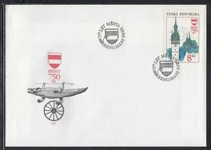 Tschechien Scott 2885 FDC - Brünn, 750th Anniv. - Bild 1 von 1