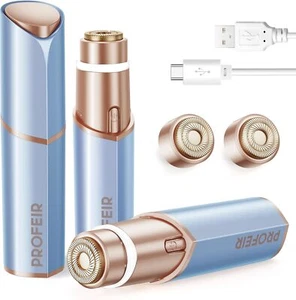 Facial Hair Removal for Women: Electric Device - Blue - Picture 1 of 7