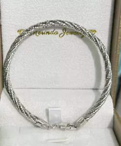 Brazalete suave plata 925 liso giro brillante Italia 58 mm. 9,18 gramos - Imagen 1 de 4