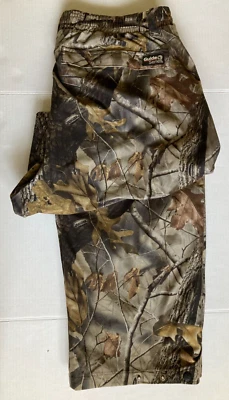 TecH2O Guide Series Men's Camo Hunting Pants 2XL Waterproof Breathable Realtree - Image 1 of 4