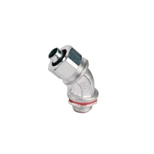Thomas & Betts LT438-SC 3/8 inch Liquid Tight Conduit Fitting 45 Degree Bend - Picture 1 of 1
