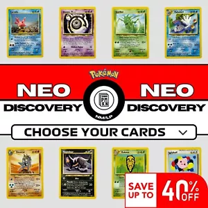 2000 Pokemon Neo Discovery: Choose Your Card/Complete Your Set! Up to 40% off! - Picture 1 of 47