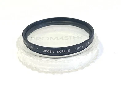 Promaster Spectrum 7 (4206) 52mm Cross Screen  4 Pt. Star Filter - Image 1 of 3