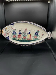 HB Henriot Quimper Fish Platter France - Picture 1 of 3