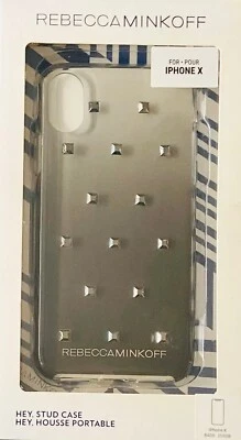 Genuino Nuevo Rebecca Minkoff iPhone X Funda con Tachuelas Foto 1 de 3
