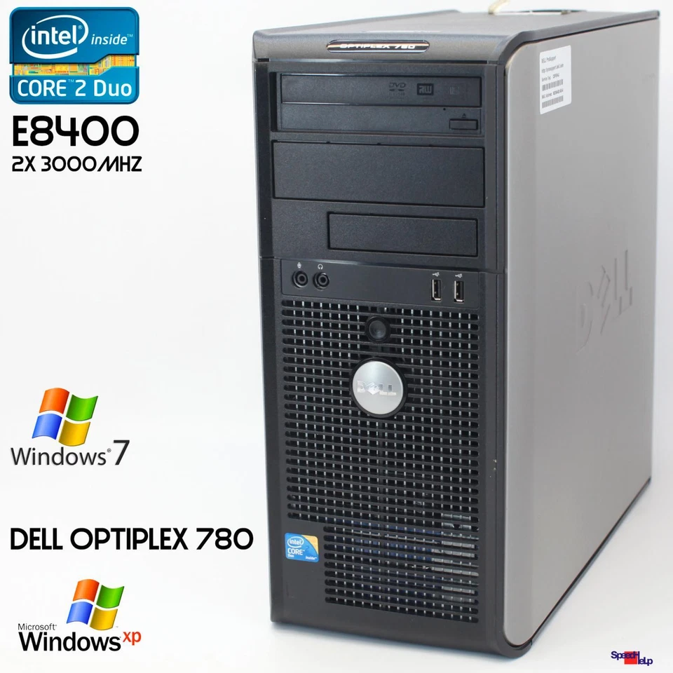 Top PC Ordenador Dell OptiPlex 780 Intel C2D E8400 2GB 500GB Paralelo Win XP - Imagen 1 de 4