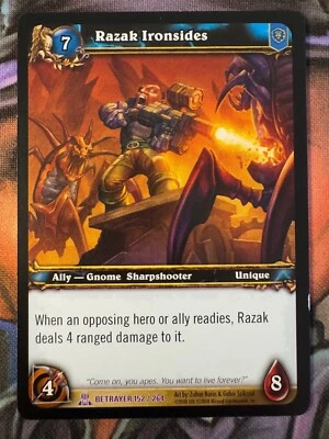 World of Warcraft TCG Betrayer 152/264 Razak Ironsides - Image 1 of 2