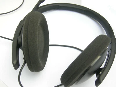 2 Ohrpolster passend an Sennheiser PC 3.2, 5.2, 8.2 CHAT