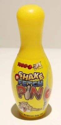 Игрушка для боулинга TUGGO Dog Toy Shake n' Fetch утяжеленная водой пластиковая 6 дюймов *грязная* - Изображение 1 из 4