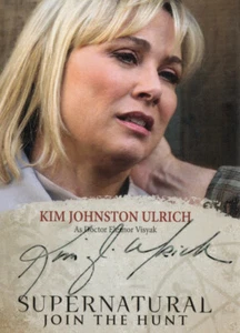 Supernatural Seasons 4-6 Auto KJU Kim Johnston Ulrich AUTOPEN VARIANT?? - Picture 1 of 1