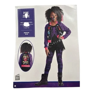 Nuevo con etiquetas Disfraz Punk Zombie Niña Retro Halloween Años 80 90 Niño Talla Mediana 8-10 - Imagen 1 de 6