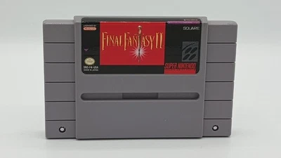 Final Fantasy II (Super Nintendo Entertainment System, 1991) Authentic Cartridge - Image 1 of 3