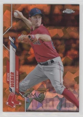 2020 Topps Chrome Update Sapphire Edition Orange /25 Ryan Weber #U-127 - Image 1 of 2