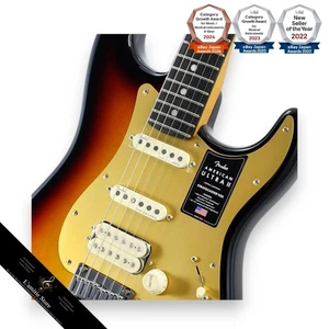 Fender American Ultra II Stratocaster HSS Ultraburst Ebony Electric Guitar - Picture 1 of 6