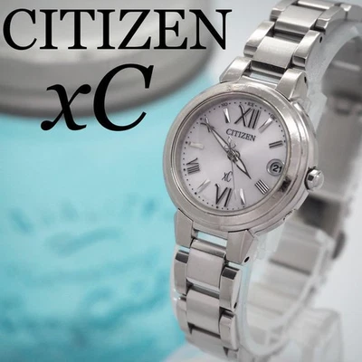 Reloj Citizen XC Radio Solar Mujer Cross Sea Eco-Drive Estuche Plateado Banda Blanca Foto 1 de 4