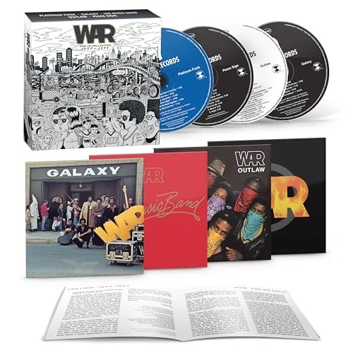 WAR The CD Collection 1977-1994 (Box Set) (5 Cd's) Music CDs New - Imagem 1 de 1