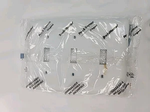 Pass & Seymour 3 Gang Kippschalter Wandplatte Abdeckung TP3-W (1 Stück) - Bild 1 von 4