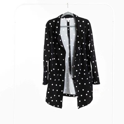 Blazer LuLaRoe Gwen - Negro con lunares blancos - 2XL Foto 1 de 4