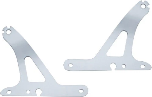 Kuryakyn 7097 Fixed Mounts Driver/Passenger Backrest Chrome 04+ Harley Sportster - Image 1 of 3