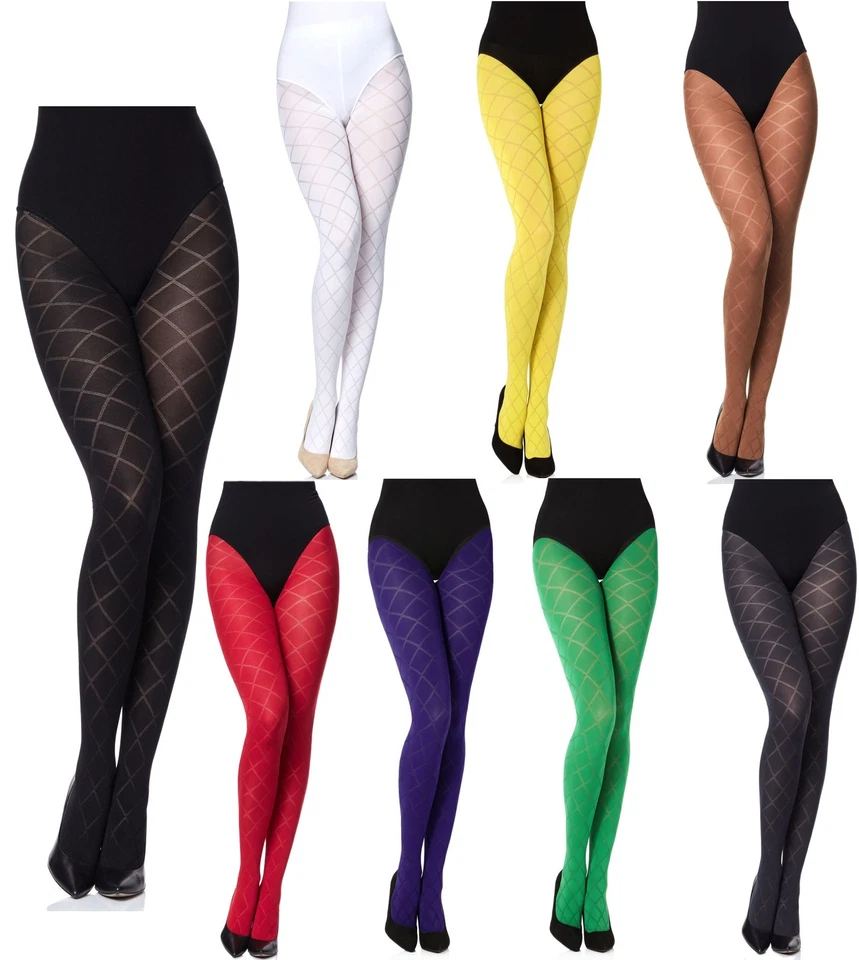 Merry Style Damen blickdichte Strumpfhose 60 DEN Gemusterte Frauen Strumpfhosen - Bild 1 von 1