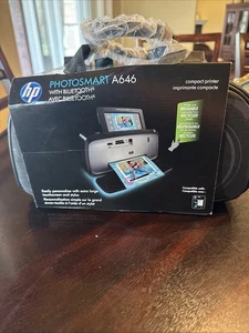 HP Photosmart A646 Digital Photo Inkjet Printer with Bluetooth New and Sealed - Picture 1 of 4