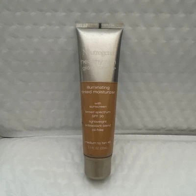 Neutrogena Healthy Skin Glow Sheers Illuminating Moisturizer Med to Tan 40 READ - Image 1 of 2