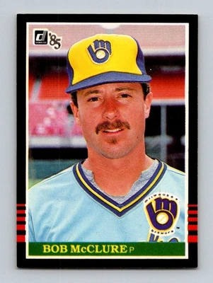 1985 Donruss #536 Bob McClure 85D2 - Image 1 of 2