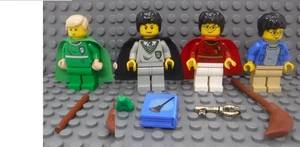 Lego Minifigur Lot 4 Harry Potter Figuren mit Zubehör hp004 hp020 Buch - Bild 1 von 7