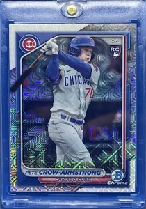 Pete Crow-Armstrong RARE ROOKIE REFRACTOR INVESTMENT CARD BOWMAN SSP MINT - Picture 1 of 2