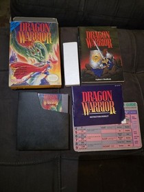 DRAGON WARRIOR NES ORIGINAL NINTENDO CIB COMPLETE WITH MANUAL, GUIDE, & HANDBOOK